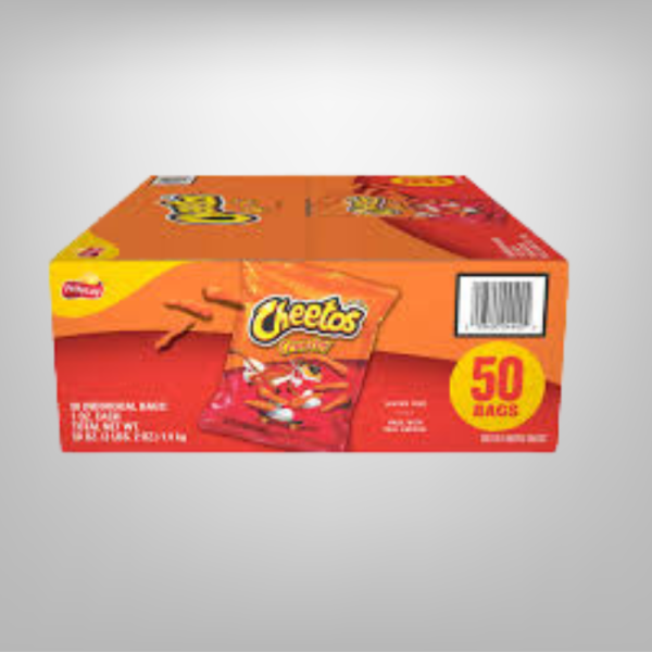 CHEETOS FLAMIN HOTCRUNCHY 28.3G (50 PER PACK)