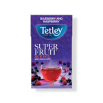 TETLEY BLUEBERRY AND RASPBERRY SUPER FRUIT BOOST (4x20G)