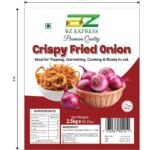 BZ CRISPY FRIED ONION 2.5KG X4