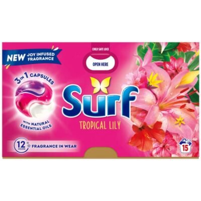 Surf 3in1 Washing Capsules – Tropical Lily
