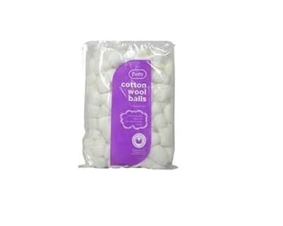 Pretty 100 White Cotton Wool Balls