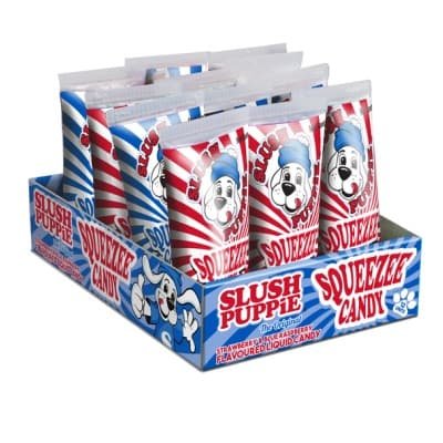 Slush Puppie S/berry & B/raspberry Squeezee Candy
