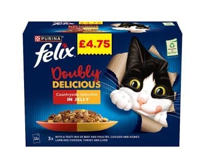 Felix Doubly Delicious Meat Selection Cat Food PM