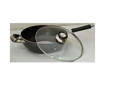 Klassic N/Stick L/Handle Wok With G/Lid