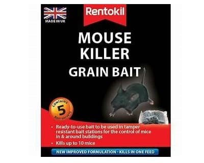Rentokil Mouse Killer Grain Bait -5s