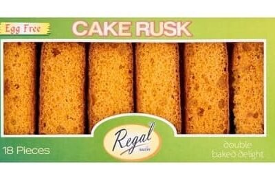 Regal Cake Rusk (Egg Free) 18s