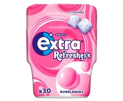 Wrigleys Extra Refreshers Bubblemint Bottle(30”s)