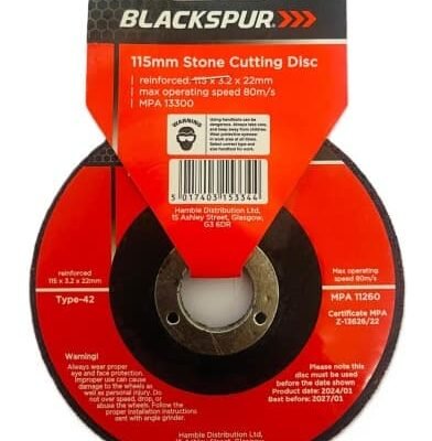 BS Stone Cutting Disc 115mm
