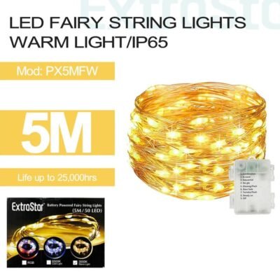 Extrastar 5M 3000K Warm Fairy String Lights