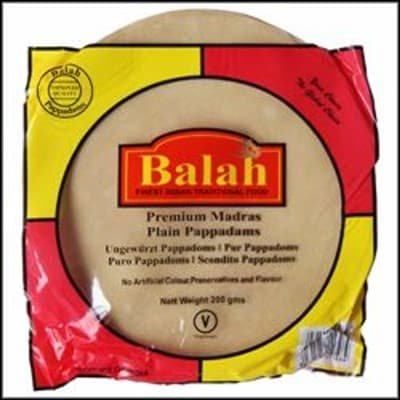 Balah Madras Plain Pappadoms