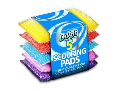 151 Duzzit Mixed Scouring Pads