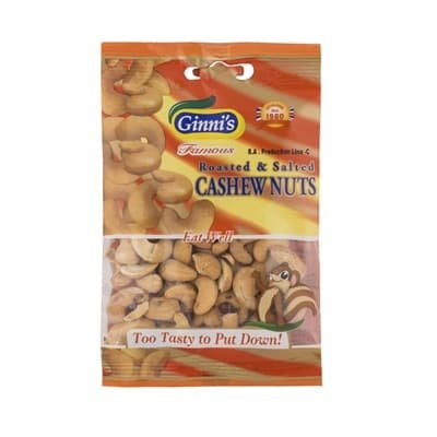 Ginni Roasted Salted Cashews PM1.99