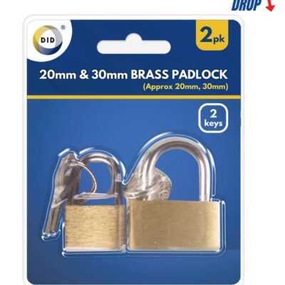 Dina Brass Padlock 20mm & 30mm