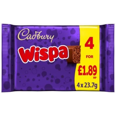 Cadbury”s Wispa 4Pk PM1.99