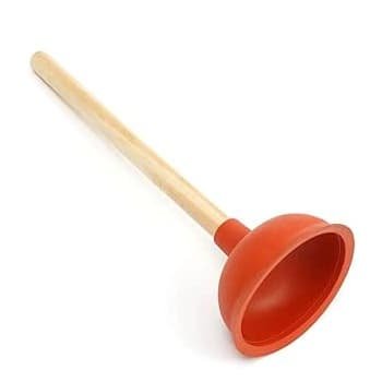 BH Wooden TPR Rubber Plunger