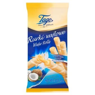 Tago Wafer Rolls – Coconut