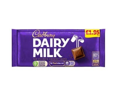 Cadbury”s D/M Milk Chocolate PM1.95