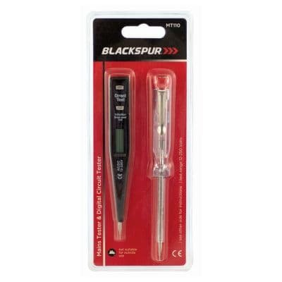 Blackspur Mains Tester & Digital Circuit Tester