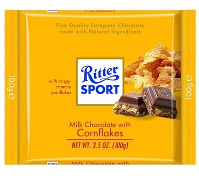 Ritter Sport Milk Choc With Cornflakes