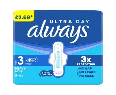 Always Ultra 3 Day Night 9s PM2.69