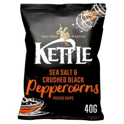 Kettle Sea Salt & Crushed Black Peppercorns