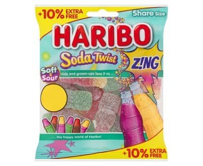 Haribo Soda Twist Zing (+10%Extra) PM1.25