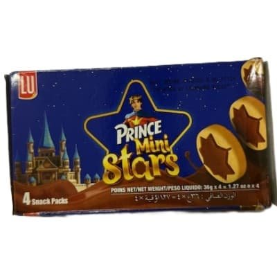 Lu Prince Mini Stars Snack Pk