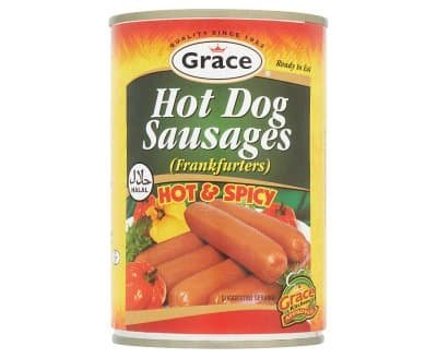 Grace Halal Hot Dogs Hot & Spicy