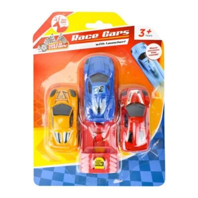 Race Cars With Launcher