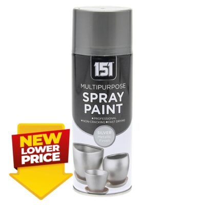 151 MP Silver Metalic Finish Spray Paint