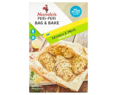 Nandos Lemon & Herb Peri Peri Bag & Bake