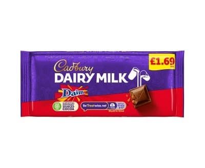 Cadbury”s D/M Daim Bar  PM1.69