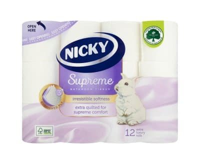 Nicky Supreme Toilet Roll 3Ply White