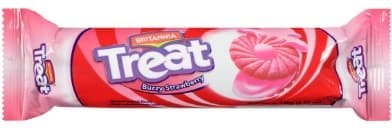 Britannia Treat Buzzy Strawberry Sandwich