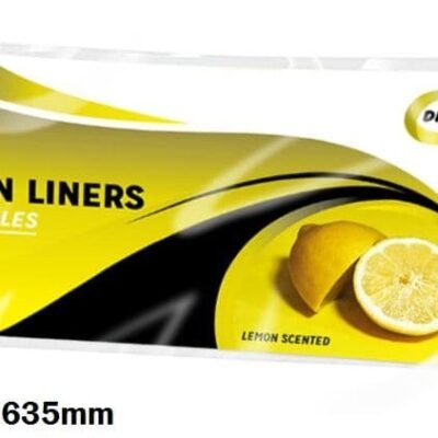 DID Pedal Bin Liners With Tie Handles- Lemon