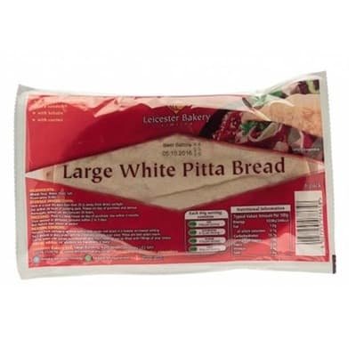 LB Large White Pitta Bread