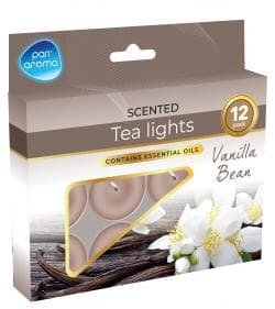 Pan Aroma Tea Light Candles – Vanilla Bean