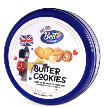 Brit Treat Butter Red Tin Cookies