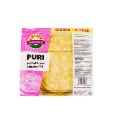 Crispy Puri Puffed Bread PM2.99 (10”s)