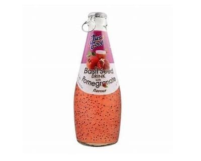 Jus Cool Basil Seed Pomegranate