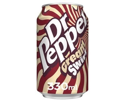 Dr Pepper Cream Swirl Cans