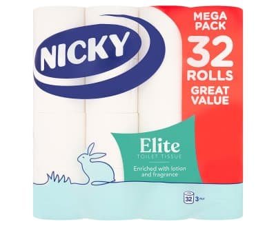 Nicky TT Elite White 3ply
