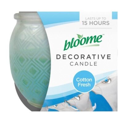 Bloome Decorative Candle – Cotton Fresh(15H)