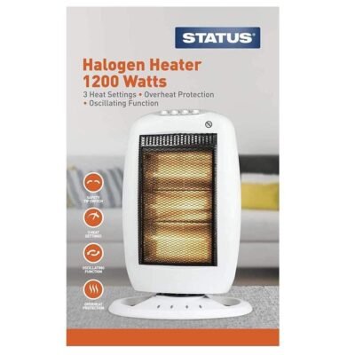 Status Halogen Heater 1200w Oscillating
