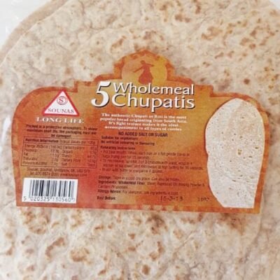 Sounas Brown Chapatis (Wholemeal)
