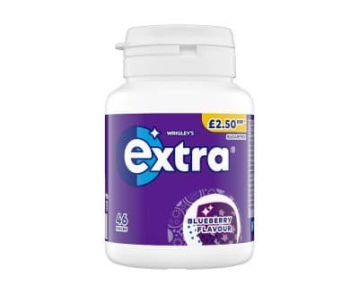 Wrigleys Extra Blueberry Btl PM2.50 (46”s)
