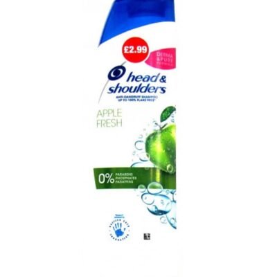 H&S Shampoo Apple Fresh 250ml PMP2.99
