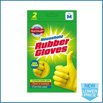 DL Latex Rubber Gloves – Medium