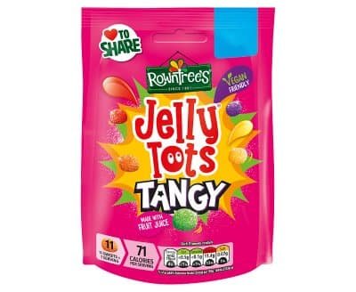 ROWNTREES JELLY TOTS Tangy Pouch 150g