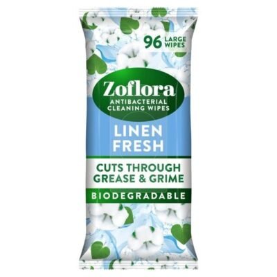 Zoflora Linen Fresh Biodegradable Wipes